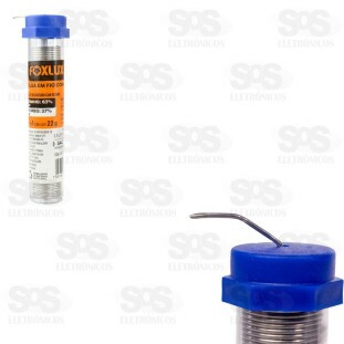 Estanho Liga 63/37 Tubo 4 Metros Foxlux 25.11