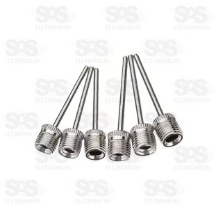 Kit Bicos Para Bola 6 Peças TroyaTools TRY-0044