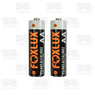 Pilhas Alcalinas AA 1.5V 2 Unidades Foxlux 95.02