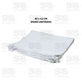 Saco Alvejado Pano Branco 62x42CM Esponflora 7185