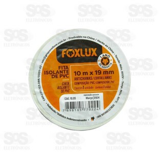 Fita Isolante 10 Metros Branca 10 Unidades Foxlux 10.05