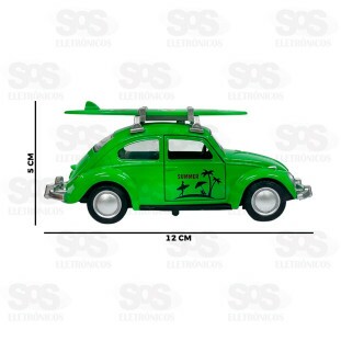 Carrinho De Metal Fusca à Fricção Toy King TK-AB8745