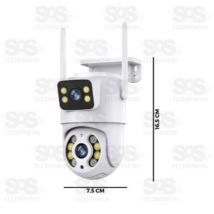 Câmera Dupla De Segurança Inteligente Com Wifi A31 A31(L)