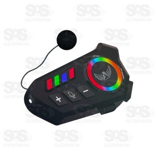 Intercomunicador Fone e Microfone Sem Fio Para Capacete Altomex B08