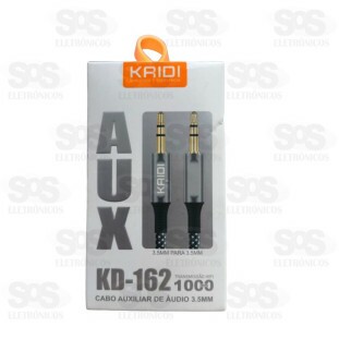 Cabo de Áudio Auxiliar P2 1 Metro Kaidi KD-162