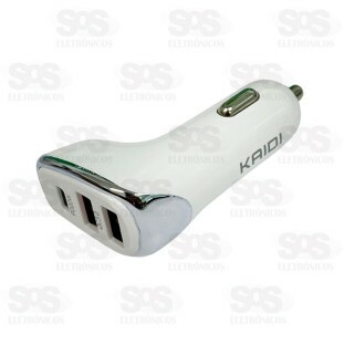 Carregador Veicular Com Cabo Iphone 38W Kaidi KD-304CL