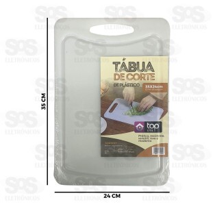 Tábua De Corte Plástico 35x24cm Top Útil TOP1897