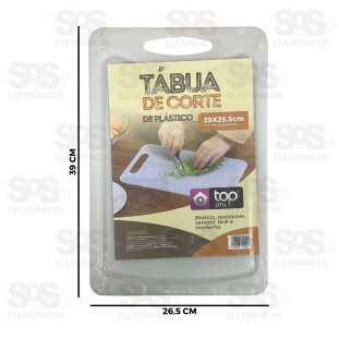Tábua De Corte Plástico 39x26,5CM Top Útil TOP1898
