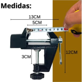 Morsa Para Bancada Ajustável Torno De Mesa FBG 3037