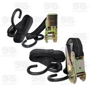 Kit Com 4 Cintas Para Amarração 4,5Mx2,5CM FBG 3401