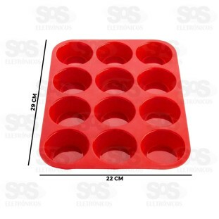 Forma De Silicone Para Cupcake Top Útil TOP2221