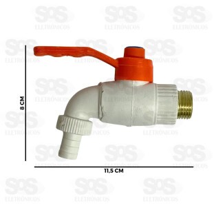 Torneira De Plástico 1/2 Polegadas Hm-209