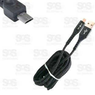 Cabo De Dados  Micro USB V8 3 Metro 3.4A  Inova CBO-20255