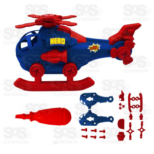 Helicóptero Monta e Desmonta Homeplay 2065