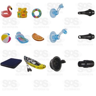 Bomba de Ar Manual Para Encher Inflável Caerus CRS-2181