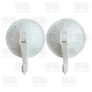 Ganchos Multiuso de Plástico 2 Peças Caerus CRS-2330