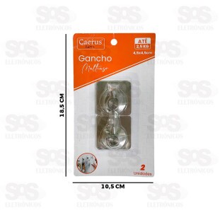 Ganchos Multiuso Metal 2 Unidades Caerus CRS-2342