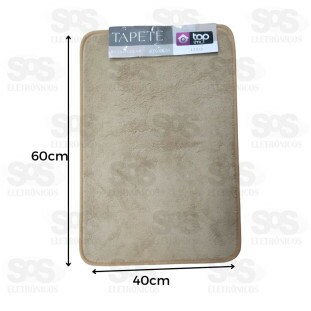 Tapete Liso Macio 60x40CM Cores Variadas TOP 2464