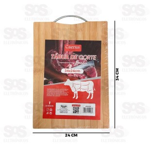 Tábua Para Corte De Bambu 34x24CM Caerus CRS-2590