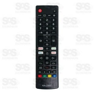 Controle Remoto LG Netflix/Disney/Prime/Globoplay Kapbom KA-2897