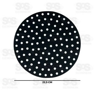 Tapete Protetor De Silicone Para Air Fryer 22,5CM TOP1030