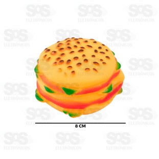 Mordedor Hambúrguer Para Cachorro TOPET0014