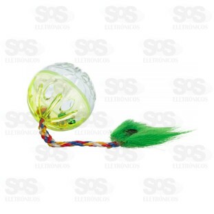 Bolinha Com Guizo e Cauda Para Gatos TOPET0055