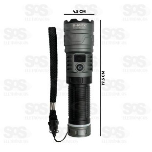 Lanterna LED Sabre de Luz Recarregável B-Max BM-8553