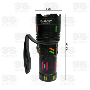 Lanterna LED Sabre de Luz Recarregável B-Max BM-8550