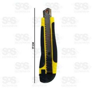 Estilete Largo Emborrachado 18MM B-Tek BT-562