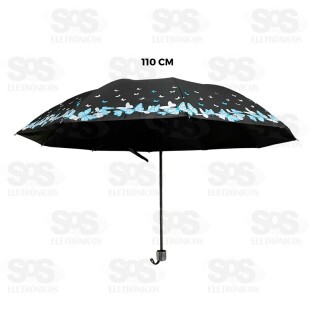 Guarda Chuva Poliéster Borboleta 110CM Altomex AJ-3415