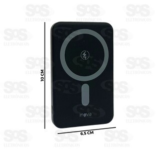 Carga Extra 5000mAh Por Indução Inova MD-12734