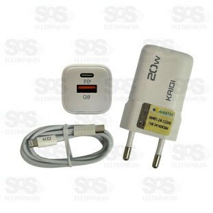 Carregador Turbo 20W Com Cabo Type C Para Iphone CQ-1501CL