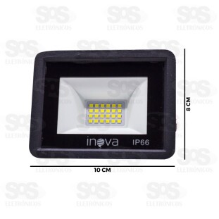 Refletor Holofote LED Branco 20W Inova Prime KV-457