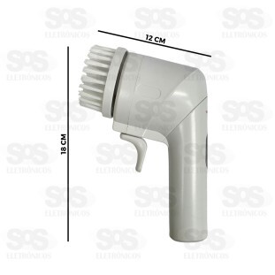 Escova de Limpeza Elétrica 5 Cabeças Tomate ACT-021