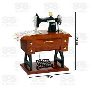 Caixinha de Música Máquina de Costura Retrô 3373