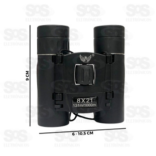 Binóculo Profissional 21x8 Com Foco Preciso Altomex G-291
