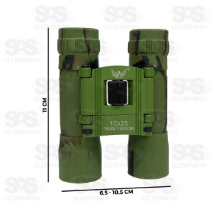 Binóculo Profissional 25x10 Com Foco Preciso Altomex G-293