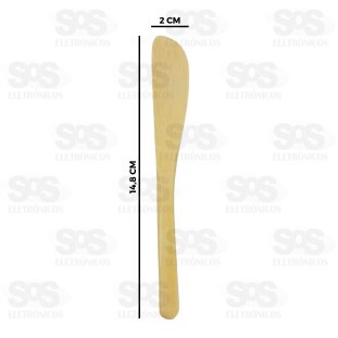 Espátula De Bambu 3 Peças Top Útil TOP2170