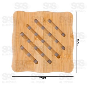 Descanso de Panela Bambu 17CM Top Útil TOP2347