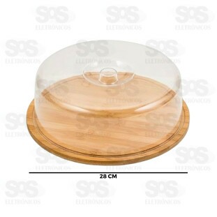 Boleira de Bambu 28CM Top Útil TOP2167