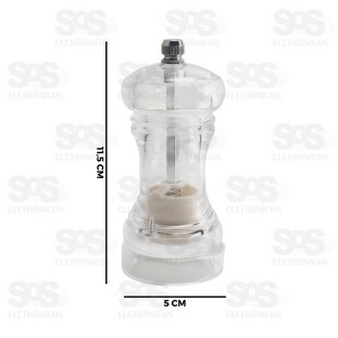 Moedor de Tempero Manual Acrílico Top Útil TOP2018