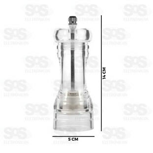 Moedor de Tempero Manual Acrílico Top Útil TOP2019