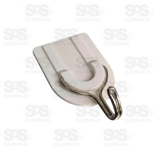 Ganchos Multiuso Adesivo 3 Unidades Top Útil TOP2004