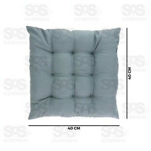 Almofada Assento Poliester 40CM Cores Variadas TOP2463