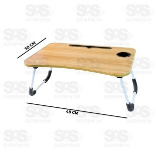 Mesa Dobrável Para Notebook 48x30CM Top Útil TOP2150