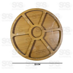 Tábua Para Petiscos 7 Divisórias MDF Top Útil TOP2105