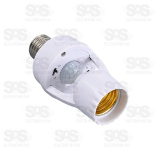 Bocal de Lâmpada Com Sensor E27 AL-B15