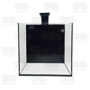 Aquário de Vidro Com LED Tomate MDL-008