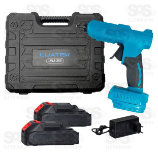 Pistola de Cola Quente Sem Fio Profissional 100W Luatek LWJ-265